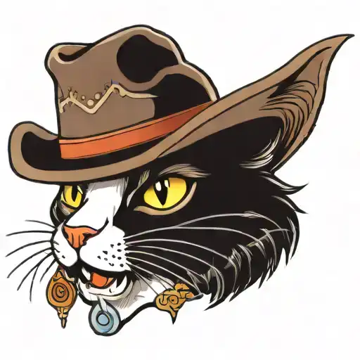 Cat Cowboy Hat