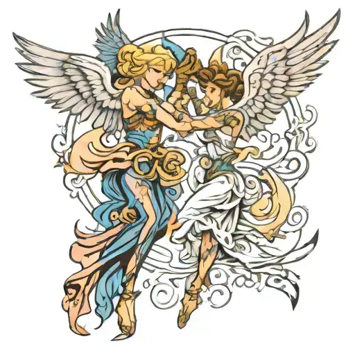 All Angel Types Fighting Each Other