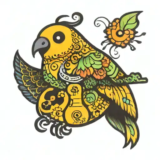 Woodstock Flying Semicolon