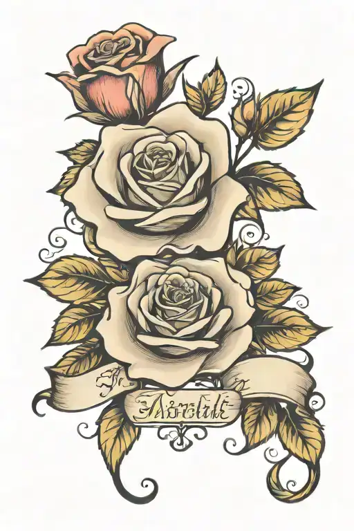 Rose With Name Written