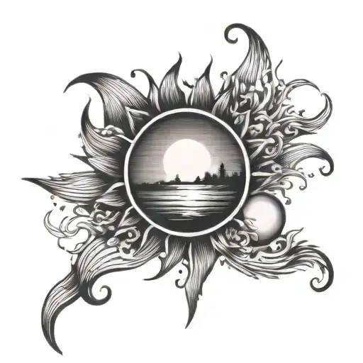 Sun Rise And Quote 'It's All Worth Being Here For'