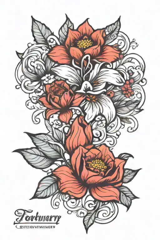 February And October Birth Flower