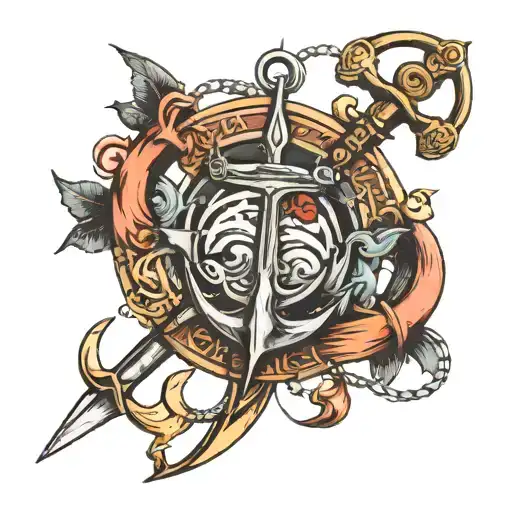 Anchor And Swordfish