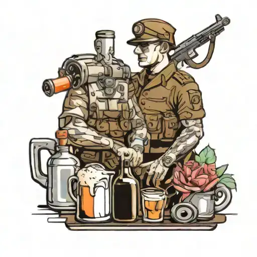 Military And Bartender