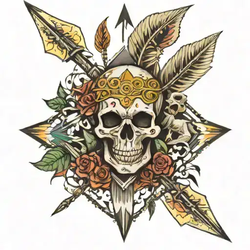 Arrow And Skulls