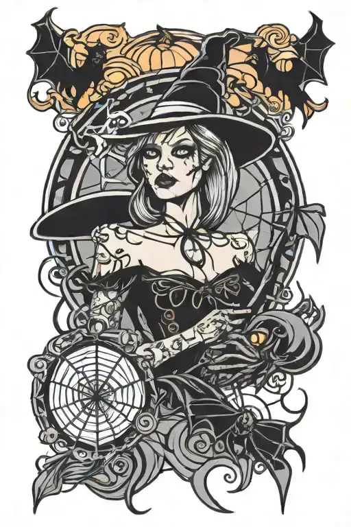 Witch Spiderwebs Bats