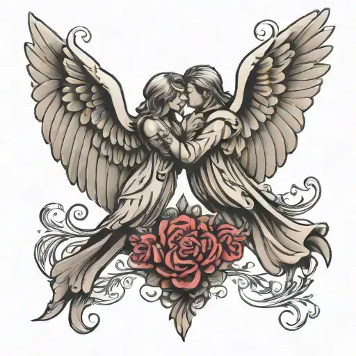 For A Couple With Angel Wings