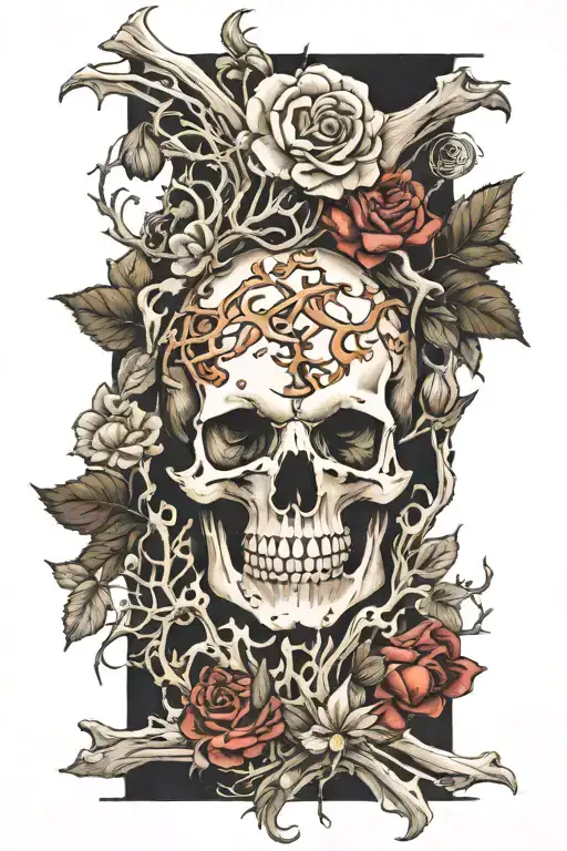 Nature And Bones Sleeve