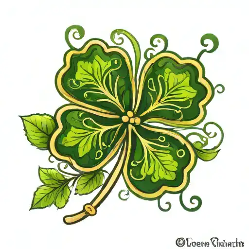 5 Leaf Clover Garnish