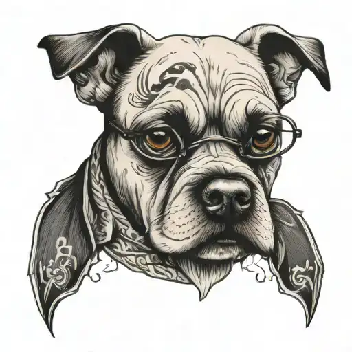 Dog With A Moustache