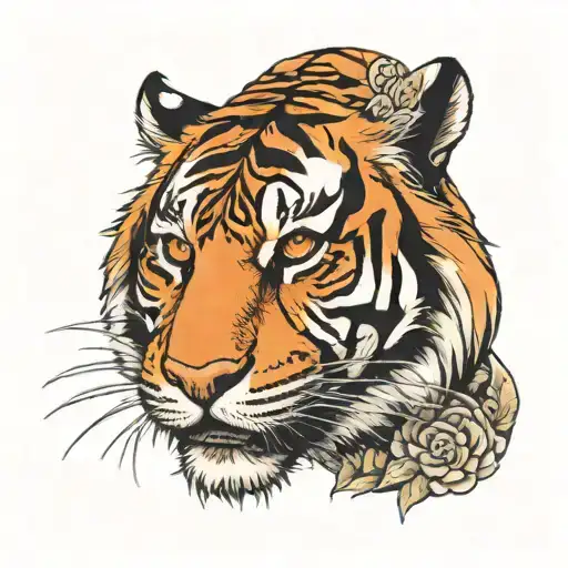 Tiger With Face