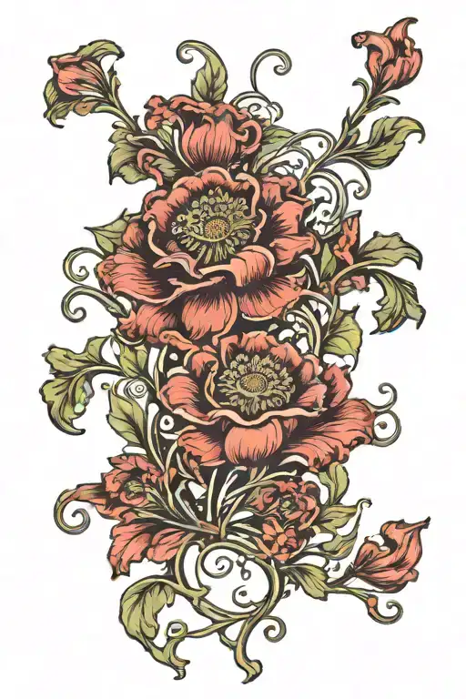 Art Nouveau Floral Narnia