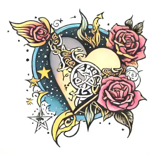 The Heart Reunited With The Stars And The Moon