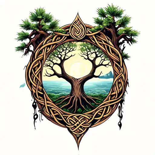 Celtic Joshua Tree Of Life