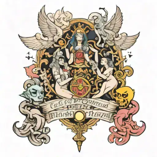 All Gods Meeting In Heaven To Give Love