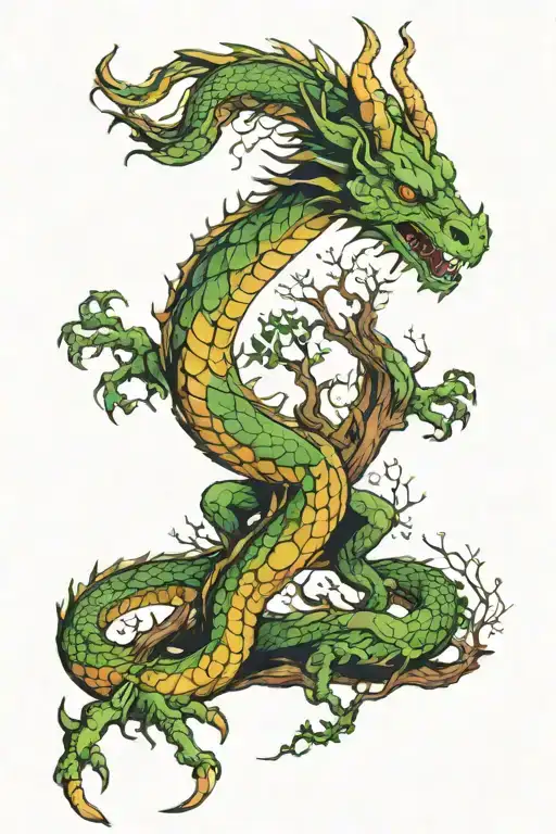 Tree Dragon Earth Jupiter