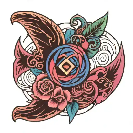 Bisexual Symbol Intertwined