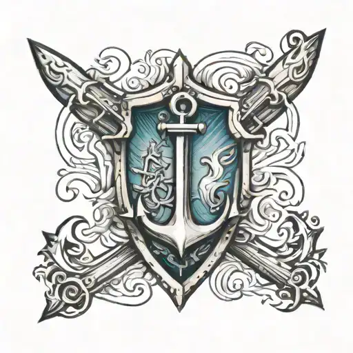 Anchor Shield Adorned