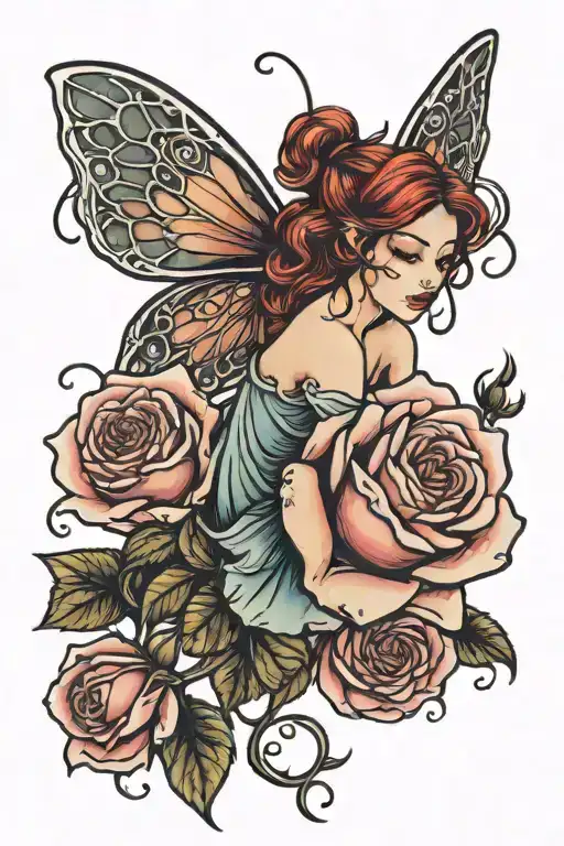 Fairy On A Rose