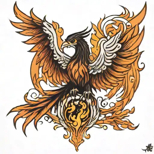 Phoenix Rising From The Ashes
