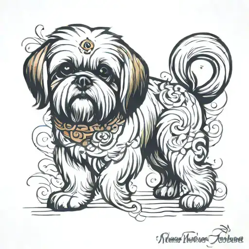 Lhassa Apso Dog