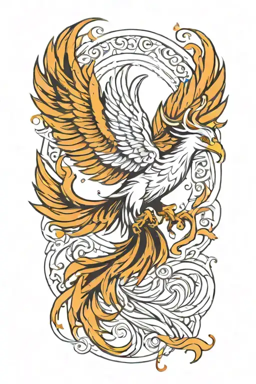 Phoenix Emerging That Represents The Journey Of Transition From Male To Female As Transgender