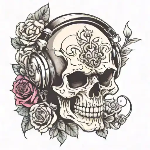 Skull And Headphones