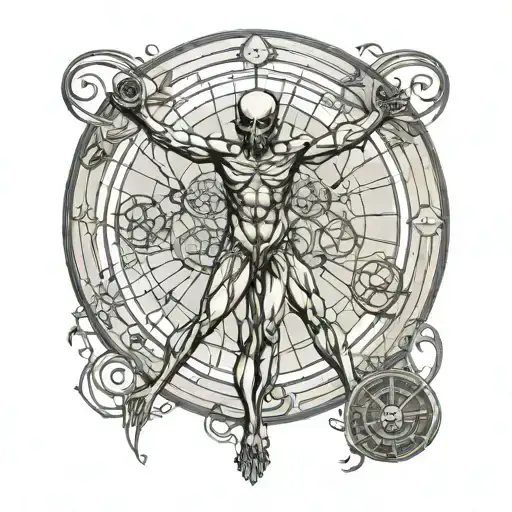 Vitruvian Man Alien