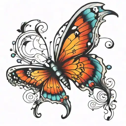 Beautiful But Broken Butterfly