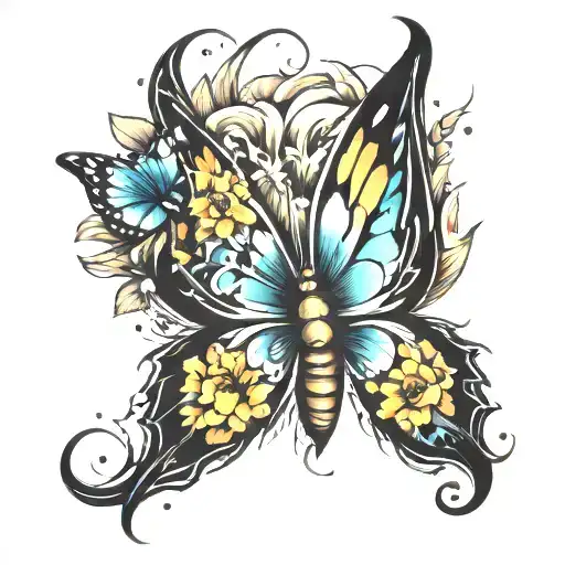 Beautiful But Broken Butterfly