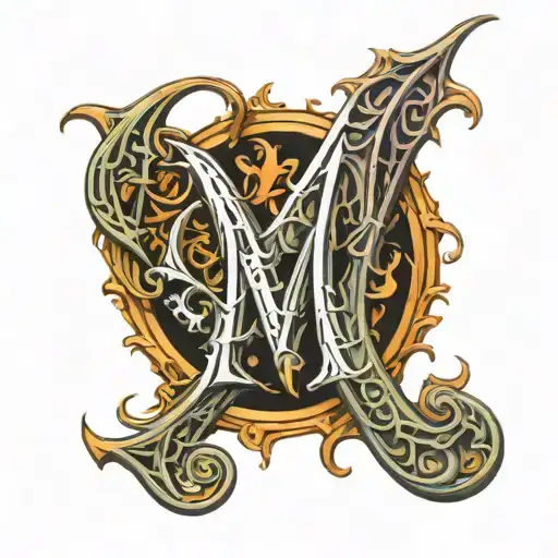 Gothic Font F Elven Font M