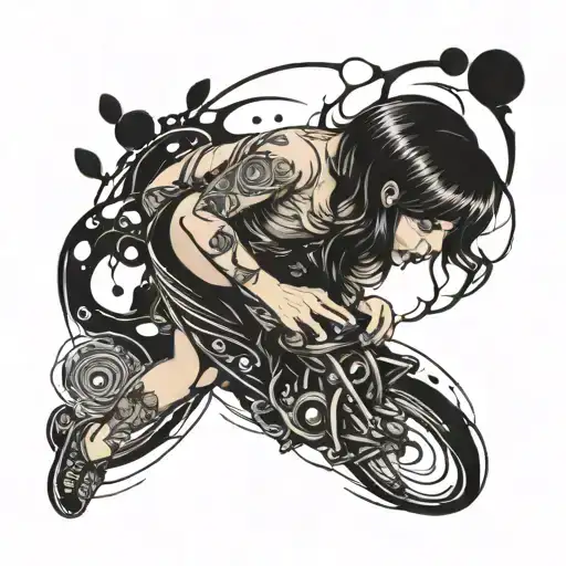 Girl Made Out Of Black Hole