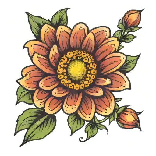 Daisy With Junelle On The Stem