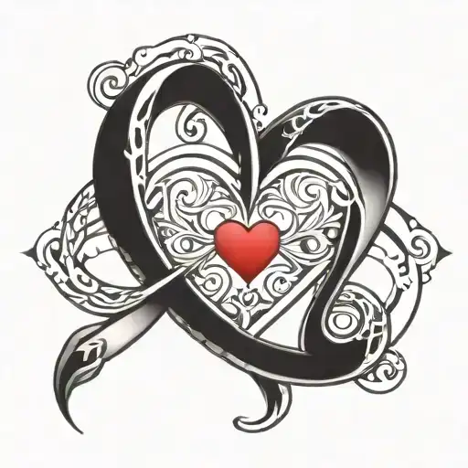 Infinity Symbol With Heart
