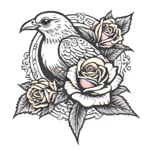Lil Peep Crybaby Dove In The Center Of A Rose