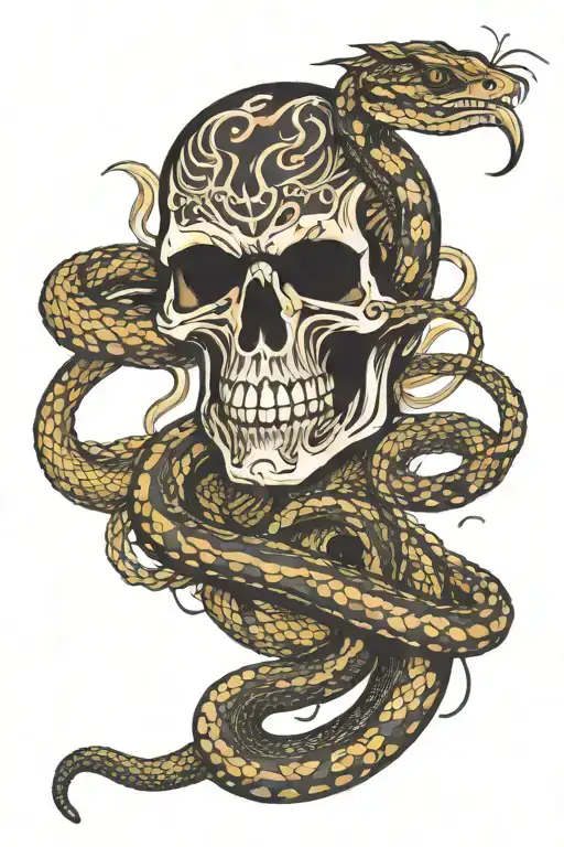 Metallica M With A Snake Wrapped