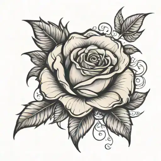 Rose Tattoo Design
