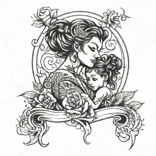 Mother Daughter Water