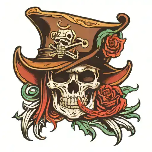 Jolly Roger Cowboy Hat