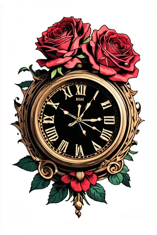 Rosas 1991 Clock