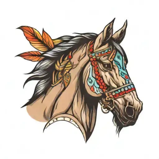 Indian Horse Head