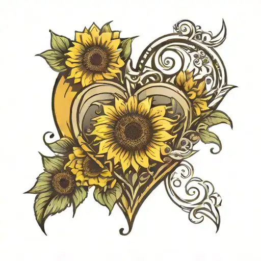 Sunflower Heart
