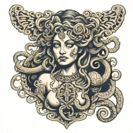 Medusa And Indian Art
