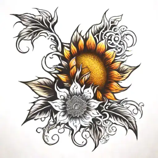 Flaming Sunflower