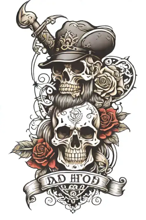 Dad Tatto Design