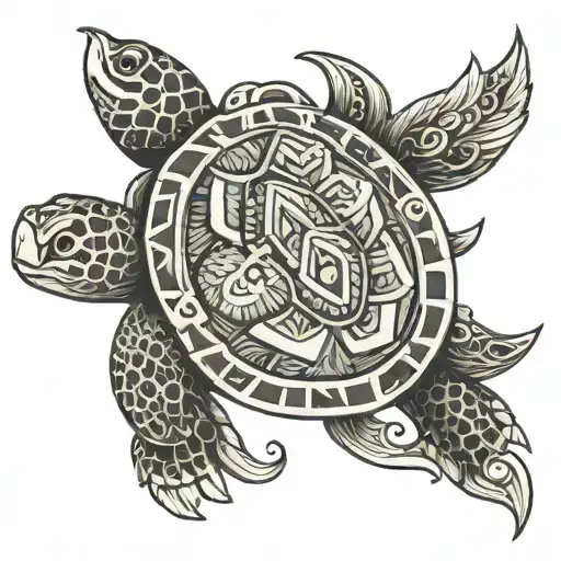 Monoi Turtle Polynesia