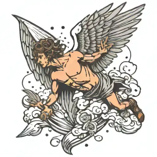 Fallen Icarus Falling From Sky