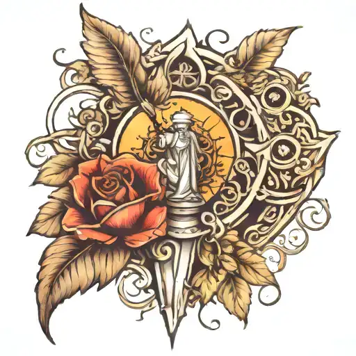 Christian Sleeve Tattoo Design