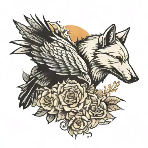 Crow And Wolf Mais Labrador