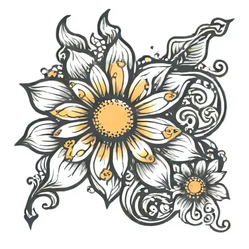 Daisy Semi Colon Bracelet